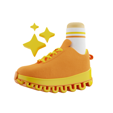 Schuhe putzen  3D Icon