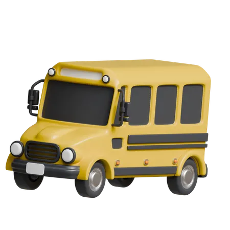 Schulbus  3D Icon