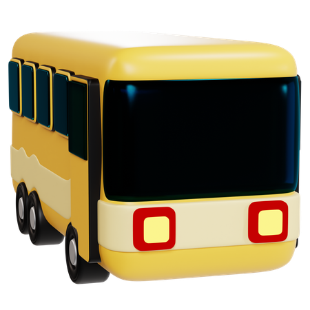 Schulbus  3D Icon