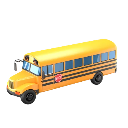 Schulbus  3D Icon