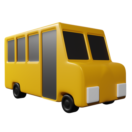 Schulbus  3D Icon
