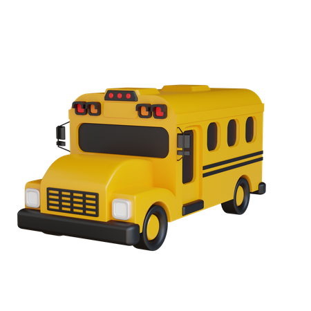 Schulbus  3D Icon