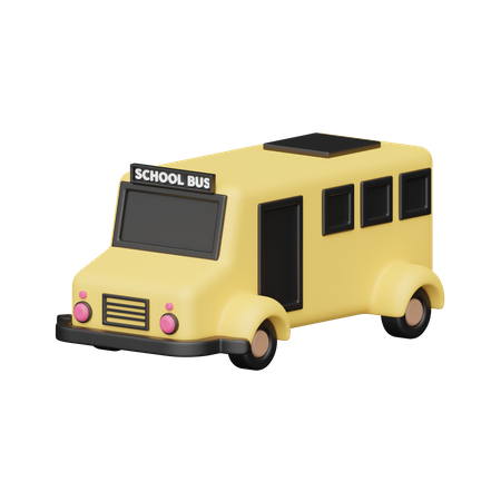 Schulbus  3D Icon