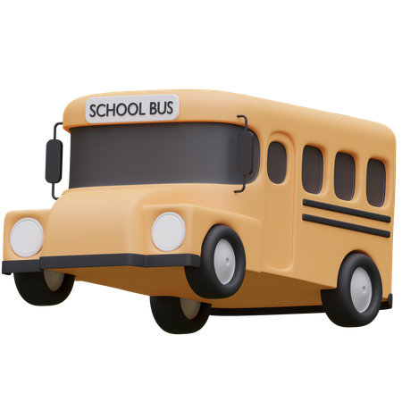 Schulbus  3D Icon