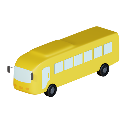 Schulbus  3D Icon