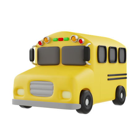 Schulbus  3D Icon