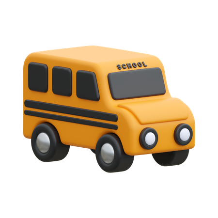 Schulbus  3D Icon