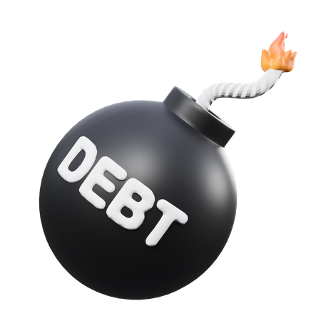Schulden  3D Icon
