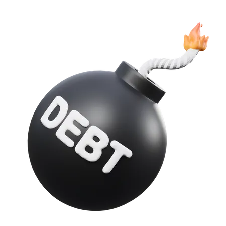 Schulden  3D Icon