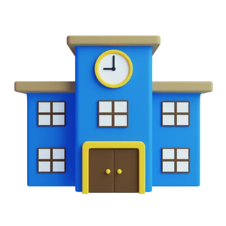 Schule  3D Icon