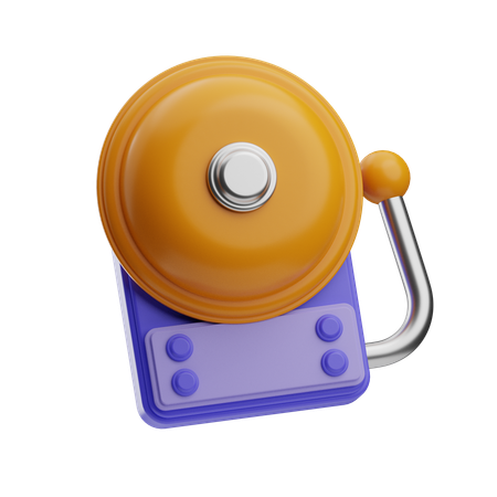 Schulglocke  3D Icon