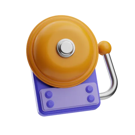 Schulglocke  3D Icon