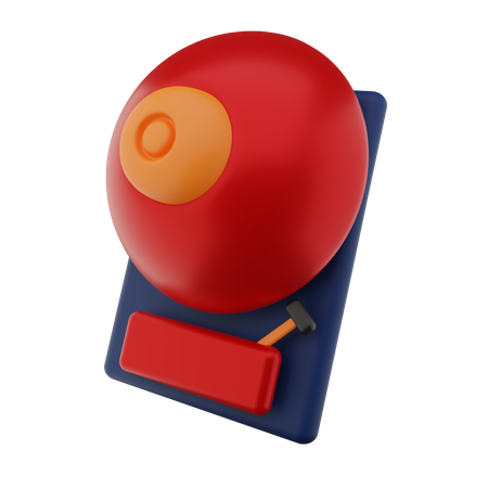 Schulglocke  3D Icon