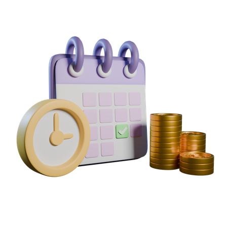 Schulkalender  3D Icon