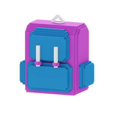 Schulrucksack  3D Icon