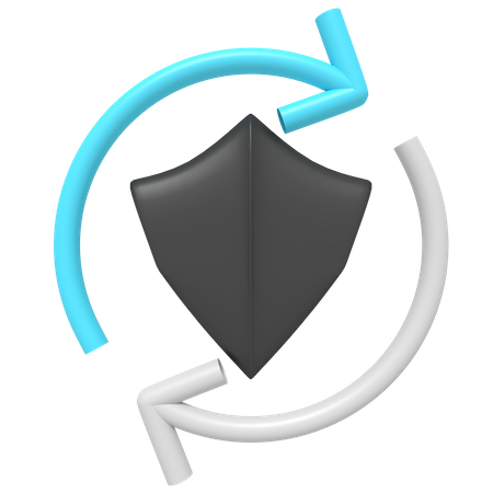 Schutzschild aktualisieren  3D Icon