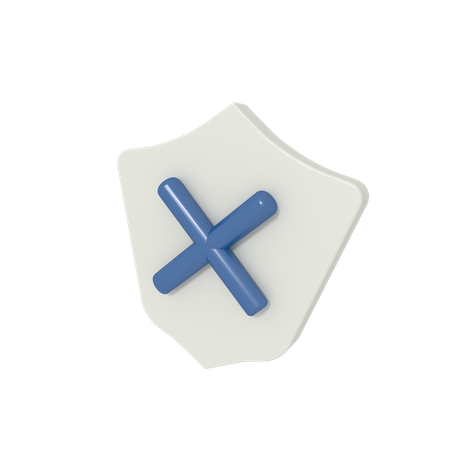 Schutzschildfehler  3D Icon
