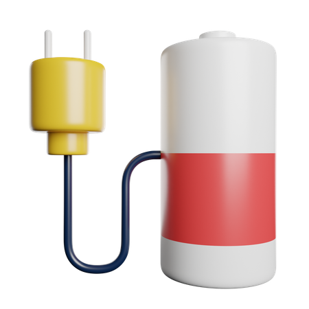 Niedriger Batteriestatus  3D Icon