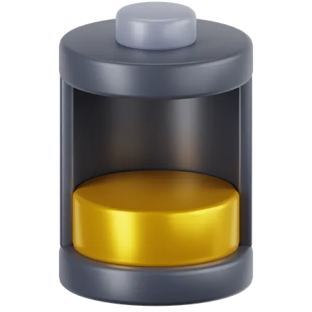 Niedriger Batteriestatus  3D Icon