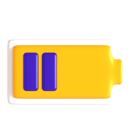 Niedriger Batteriestatus  3D Icon