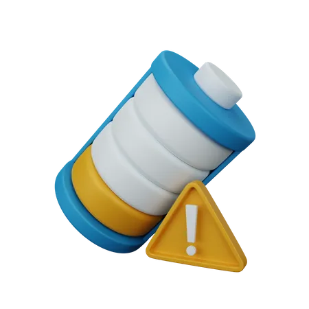 Niedriger Batteriestatus  3D Icon