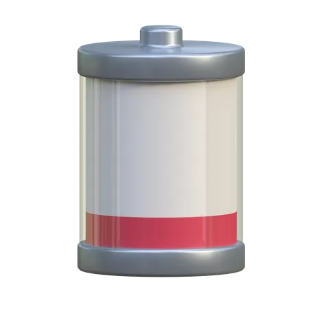 Niedriger Batteriestatus  3D Icon