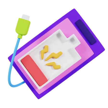 Niedriger Batteriestatus  3D Icon