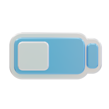 Niedriger Batteriestatus  3D Icon