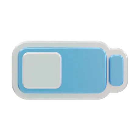 Niedriger Batteriestatus  3D Icon