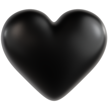 Schwarze Liebe  3D Icon