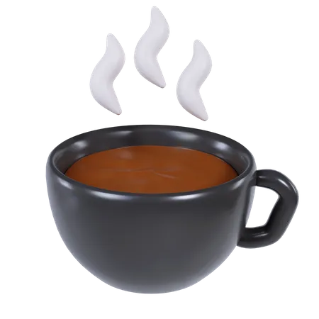 Schwarzer Kaffee  3D Icon