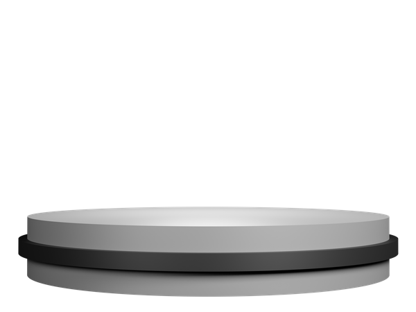 Schwarzer Sockel  3D Icon