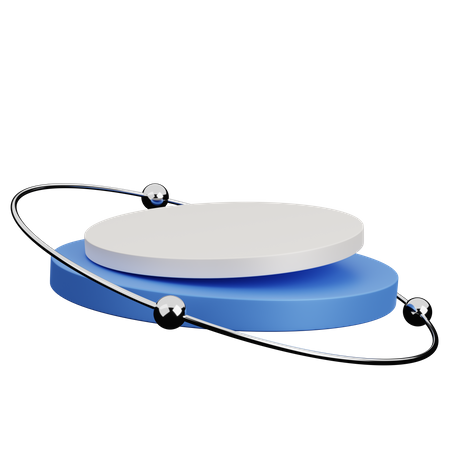 Schwebendes Podium  3D Icon