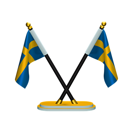 Schweden Flagge  3D Icon