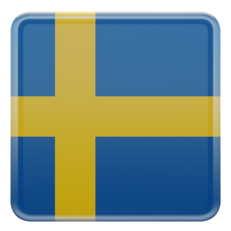 Schweden Flagge  3D Flag