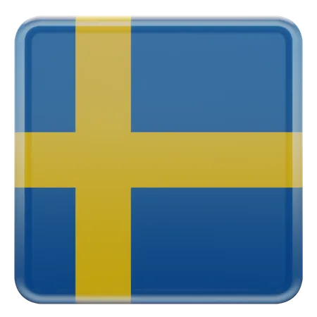 Schweden Flagge  3D Flag