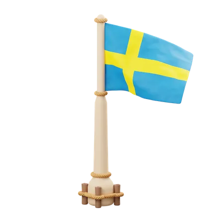 Schweden Flagge  3D Icon