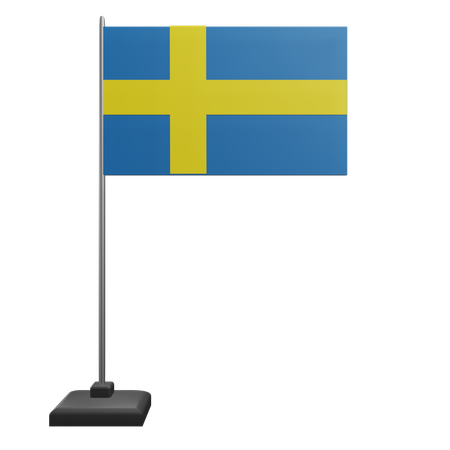 Schweden Flagge  3D Icon