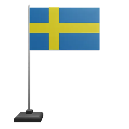 Schweden Flagge  3D Icon