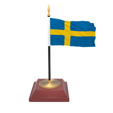 Schweden Flagge  3D Icon