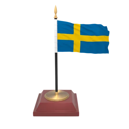 Schweden Flagge  3D Icon