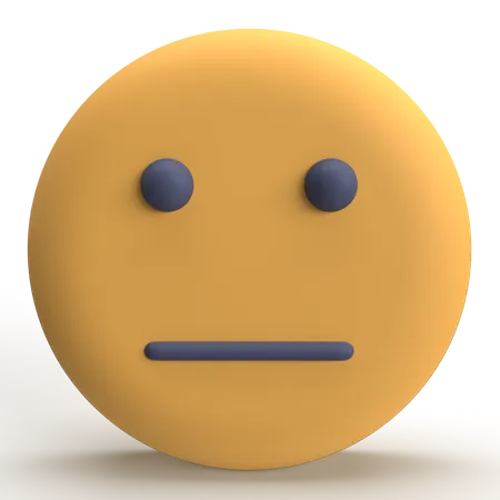 Schweigen-Emoji  3D Icon