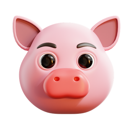 Schwein  3D Icon