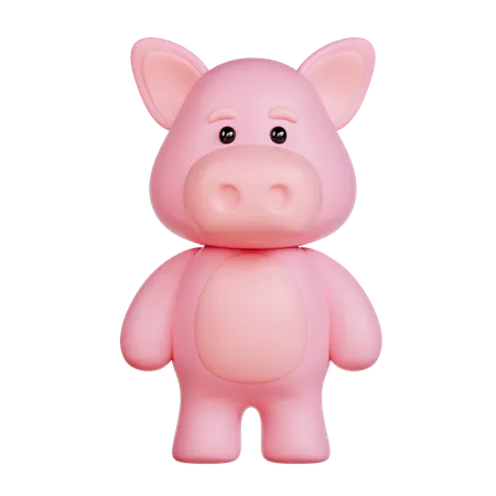 Schwein  3D Icon