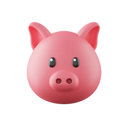 Schwein  3D Icon