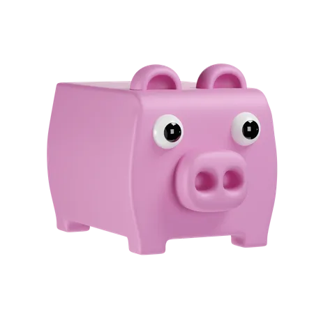 Schwein  3D Icon