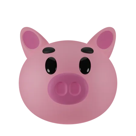 Schwein  3D Icon