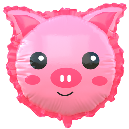 Schwein Ballon  3D Icon