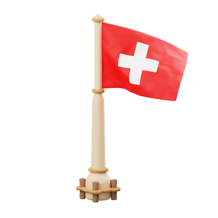 Schweiz flagge  3D Icon