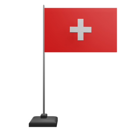 Schweiz flagge  3D Icon